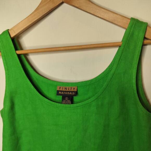 Finity Naturals 100% Linen Tank Dress - Picture 5 of 6